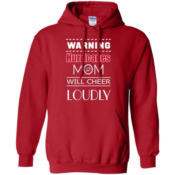 Warning Mom Will Cheer Loudly Carolina Hurricanes T Shirts