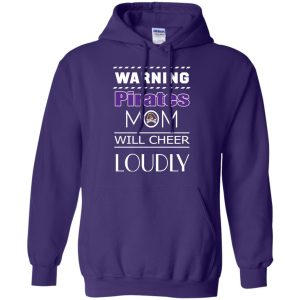 Warning Mom Will Cheer Loudly East Carolina Pirates T Shirts