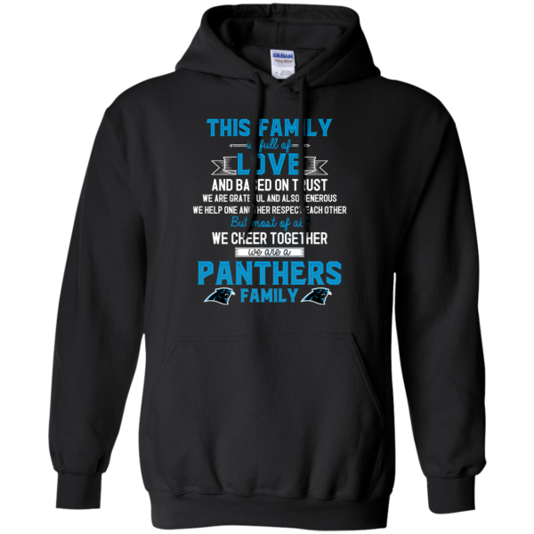 We Are A Carolina Panthers Family T Shirt
