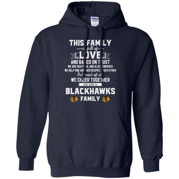 We Are A Chicago Blackhawks Family T Shirt