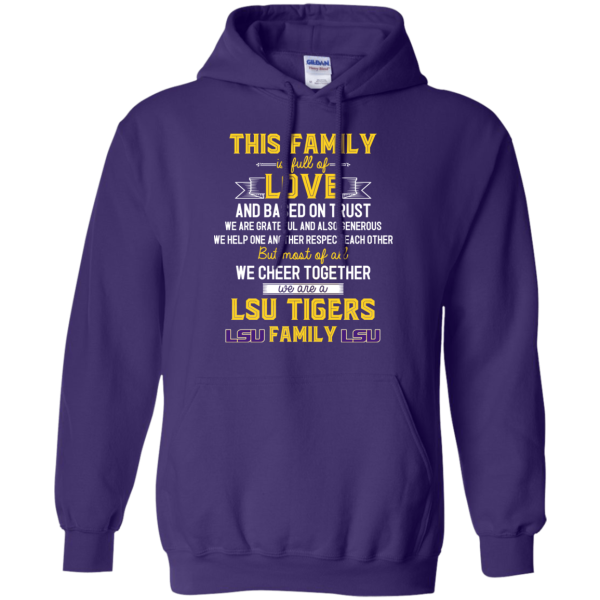 We Are A Lsu Tigers Family T Shirt