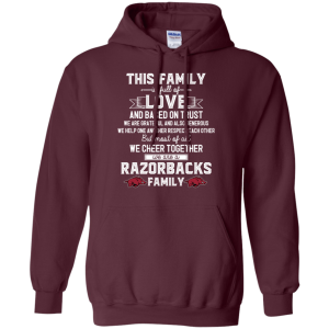 We Are An Arkansas Razorbacks Family T Shirt